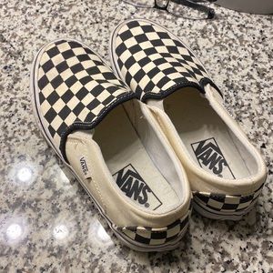 Vans, checker pattern